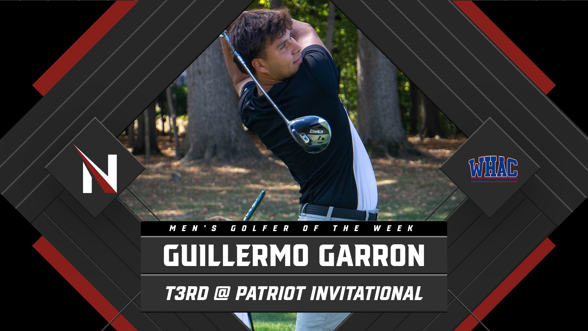 Garron Repeats as WHAC Golfer of the Week