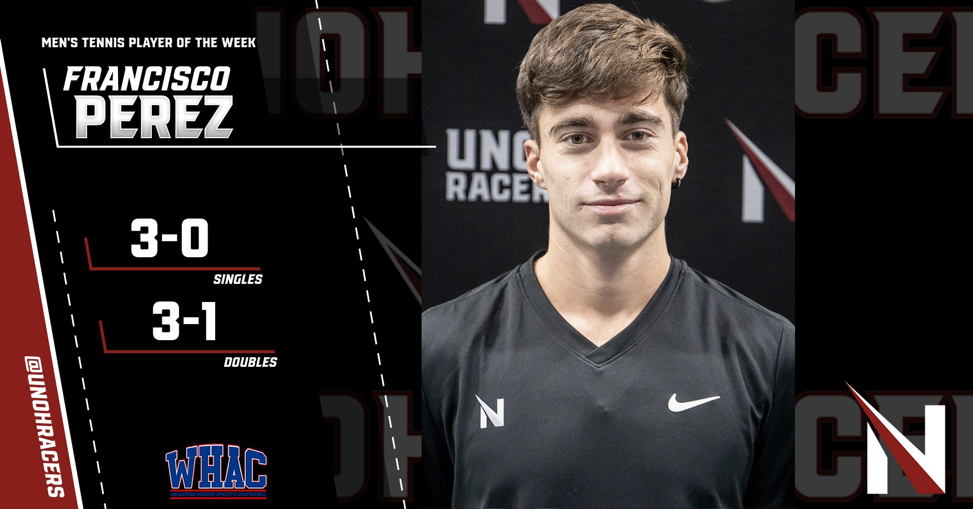 Francisco Perez Voted WHAC Player of the Week
