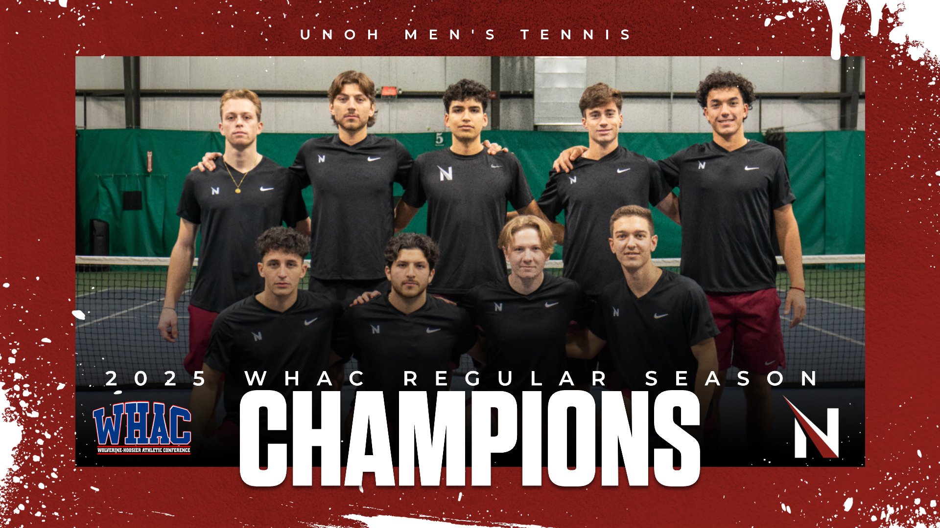 Men's Tennis Claims Tenth Consecutive WHAC Championship