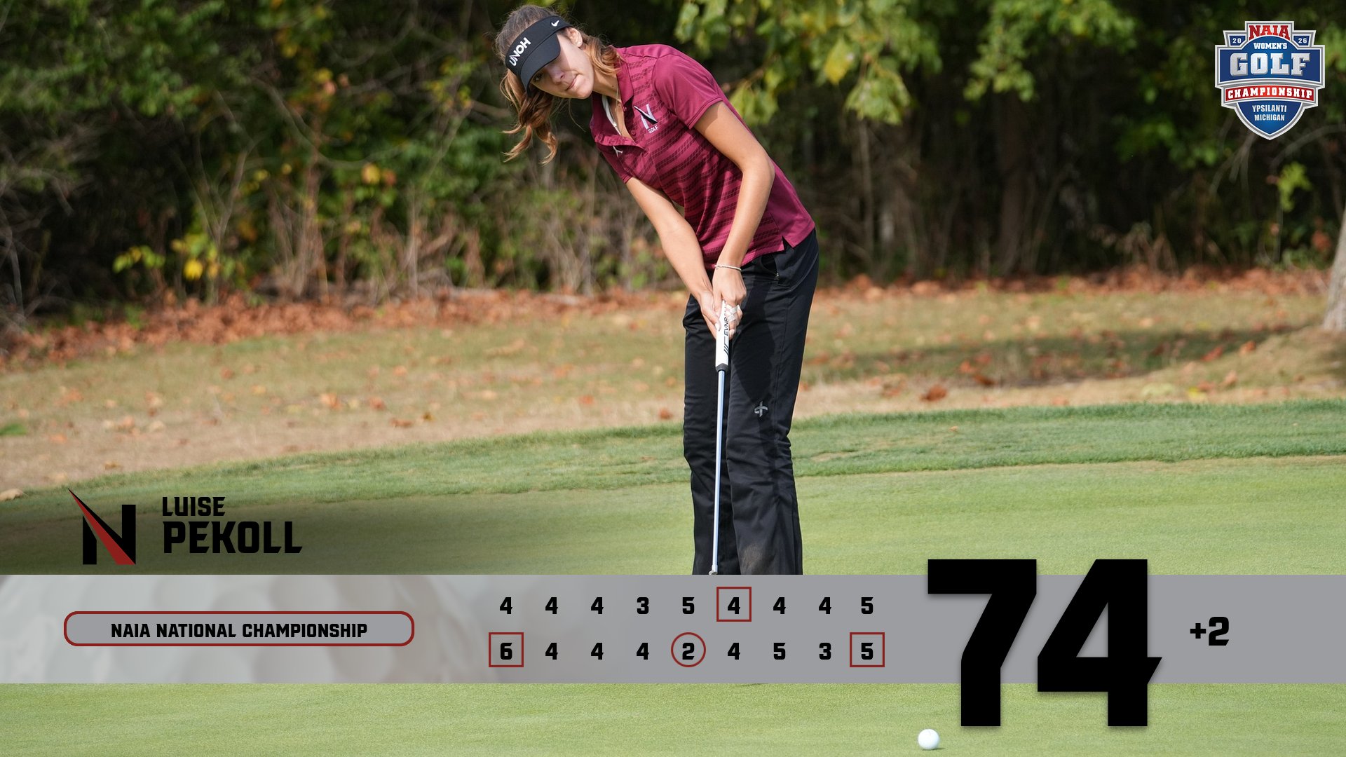 Pekoll Leads UNOH Women Through First Round of National Championship